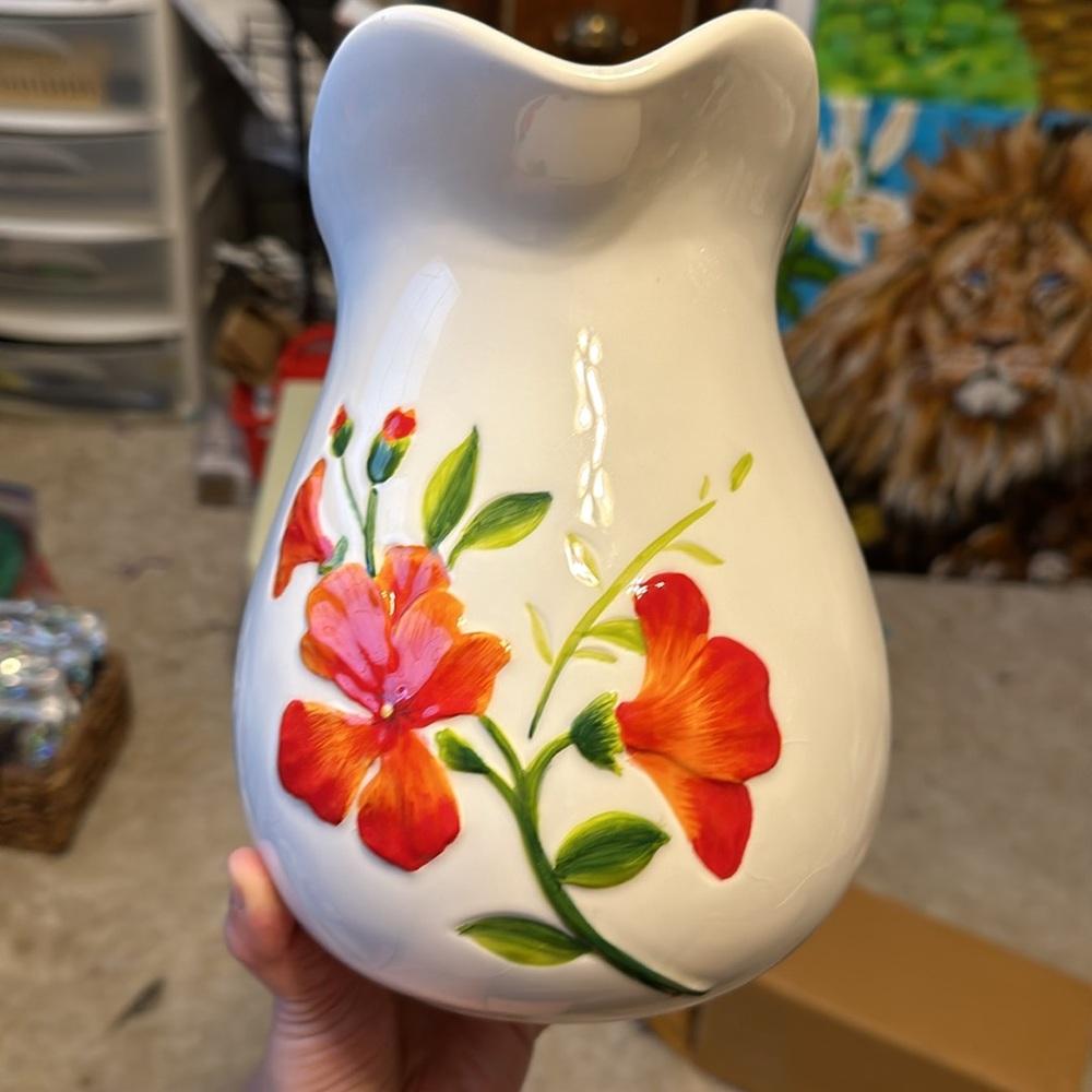 Garden Bouquet: Home | Studio (Kohl’s Brand) Ceramic Pitcher - Picture 5 of 6